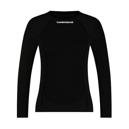 SHIMANO T-shirt fondo da donna VERTEX LONG BASE LAYER nera
