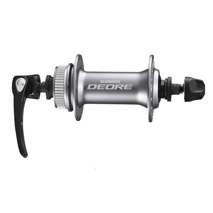 SHIMANO Mozzo anteriore Deore HB-M595 32d. RU argento. Chiusura centrale