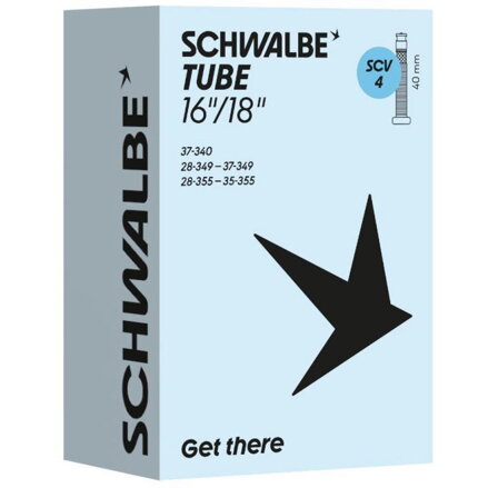 SCHWALBE Duša SCV4 (28/37-340/355) 16/18x1.10–1.50 SCV 40mm 85g
