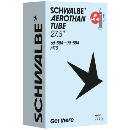SCHWALBE Duša SV14L-AE (65/75-584) 27.5x2.60–3.00 SV 40mm Aerothan 125g