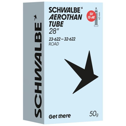 SCHWALBE Duša SV15-AE (23/32-622) 28x0.90–1.25 SV 40mm Aerothan 50g