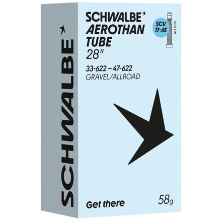 SCHWALBE Duša SCV17-AE (33/47-622) 28x1.30–1.85 SCV 40mm Aerothan 58g