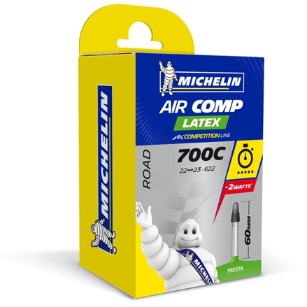 MICHELIN Duša A1 LATEX 700x22/23C (22/23-622) FV 60mm 82g