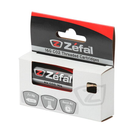 ZÉFAL Bomba CO2 16g con filo 2 pz