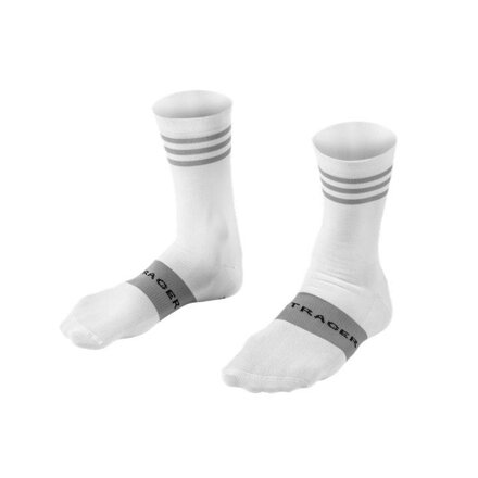 Calzini Bontrager Race Crew (13 cm) bianchi