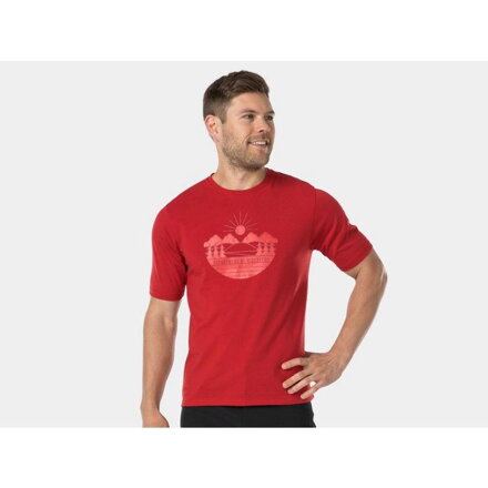 T-shirt Bontrager Evoke Tech rossa