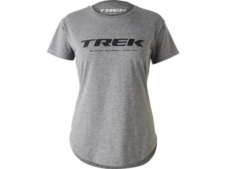 T-shirt Bontrager da donna Trek Origin Logo grigia 2022