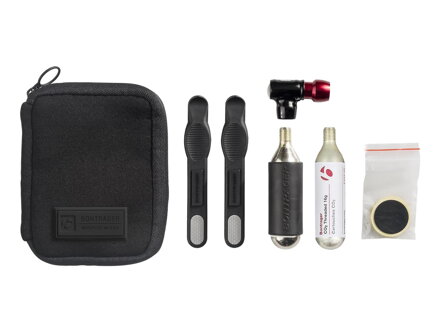 Camera d'aria e set di attacchi Bontrager Flat Pack