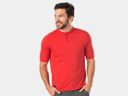 Maglia Bontrager Adventure Henley rossa