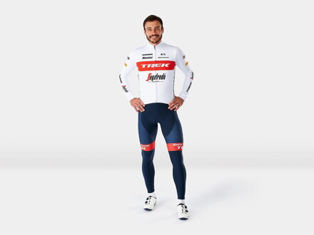 Pantaloni lunghi Bontrager Santini Trek Segafredo con fodera blu