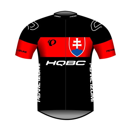 Dres QPI SK TEAM 2021 krátky rukáv čierna/červená