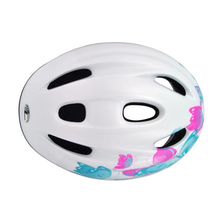 Casco KIQS Butterfly bianco