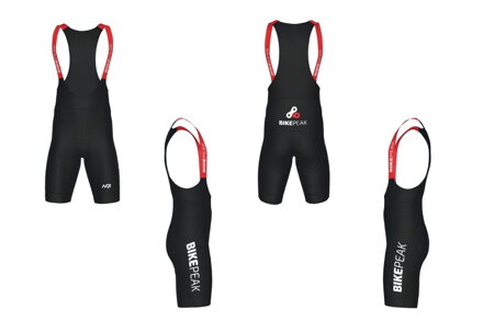 MILREMO Pantaloni CRITERIUM con bretelle, forma a L, 45mm, inserto PRO