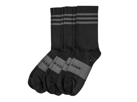 Calzini Bontrager Race Crew (6 cm) Taglia: M (40-42) neri Confezione da 3
