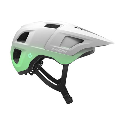 Casco FINCH KinetiCore bianco opaco/turchese