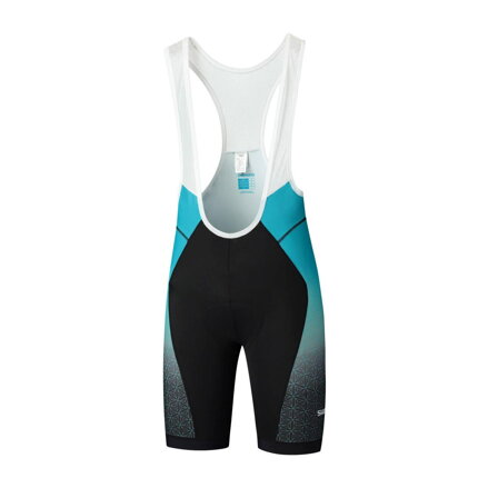 Pantaloni TEAM con bretelle nero/verde