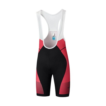 Pantaloni TEAM con bretelle rossi