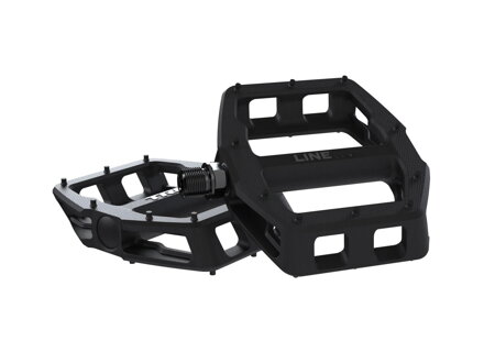 Pedali Trek Line Comp Flat neri