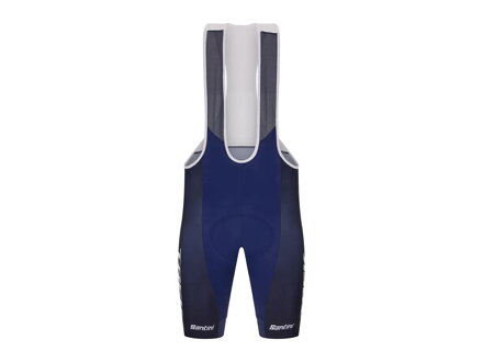 Pantaloni Trek Santini Factory Racing da uomo Team Replica Bib Blu