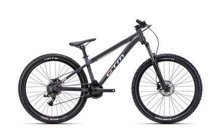 Bicykel CTM RAPTOR - matná metalická čierna / Vel:13