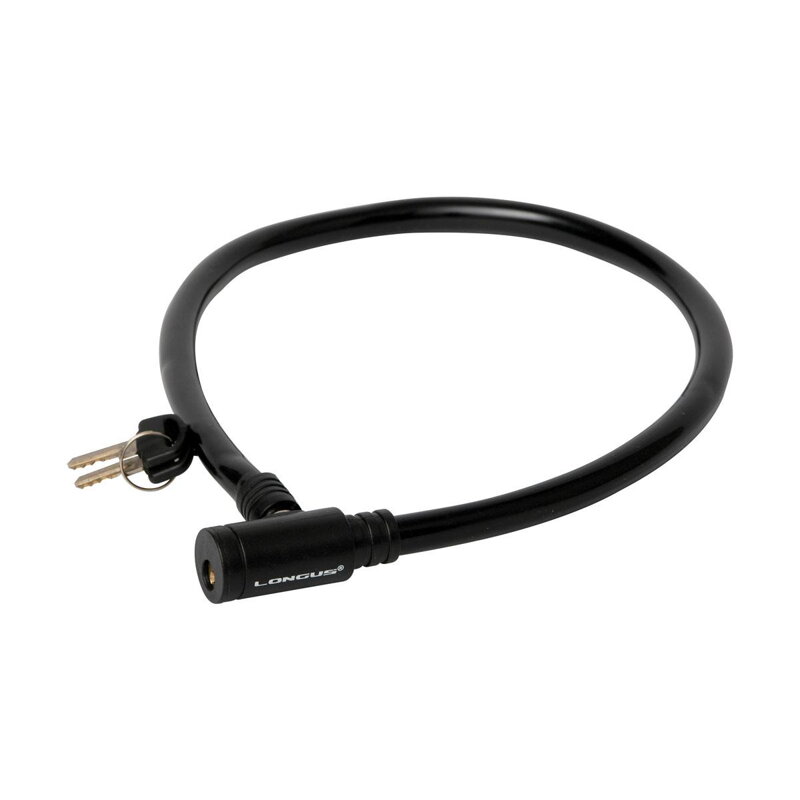 LONGUS Lucchetto KLASIK 6/650mm nero 