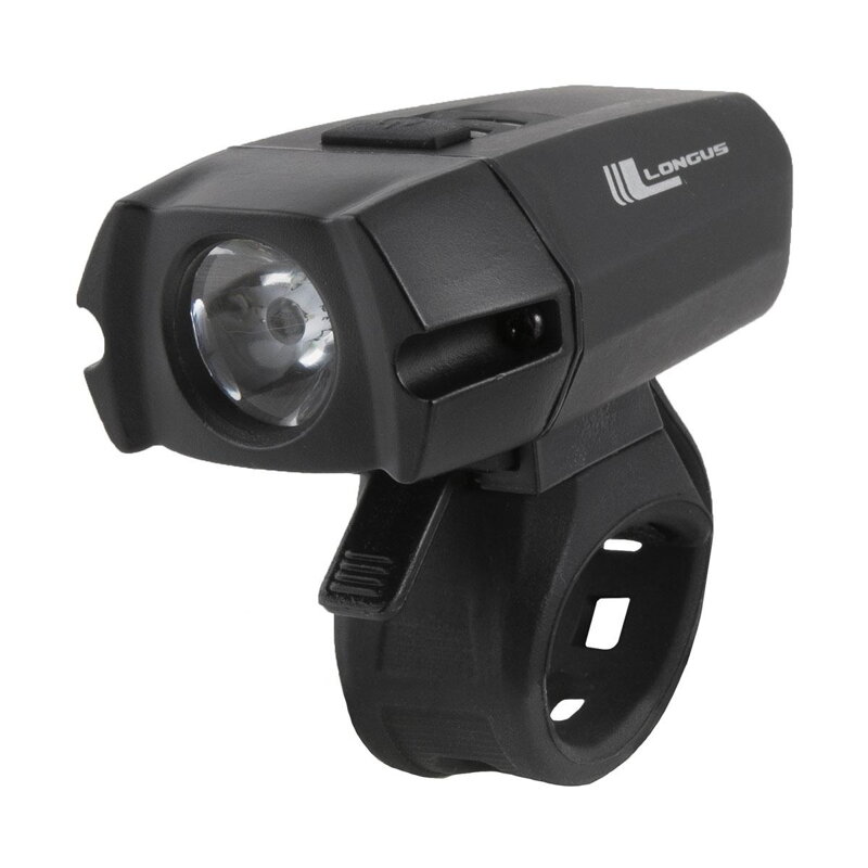 LONGUS Luce XPG 400 frontale LED/6f USB, 400lm, nero LONGUS Luce XPG 400 frontale LED/6f USB, 400lm, nero