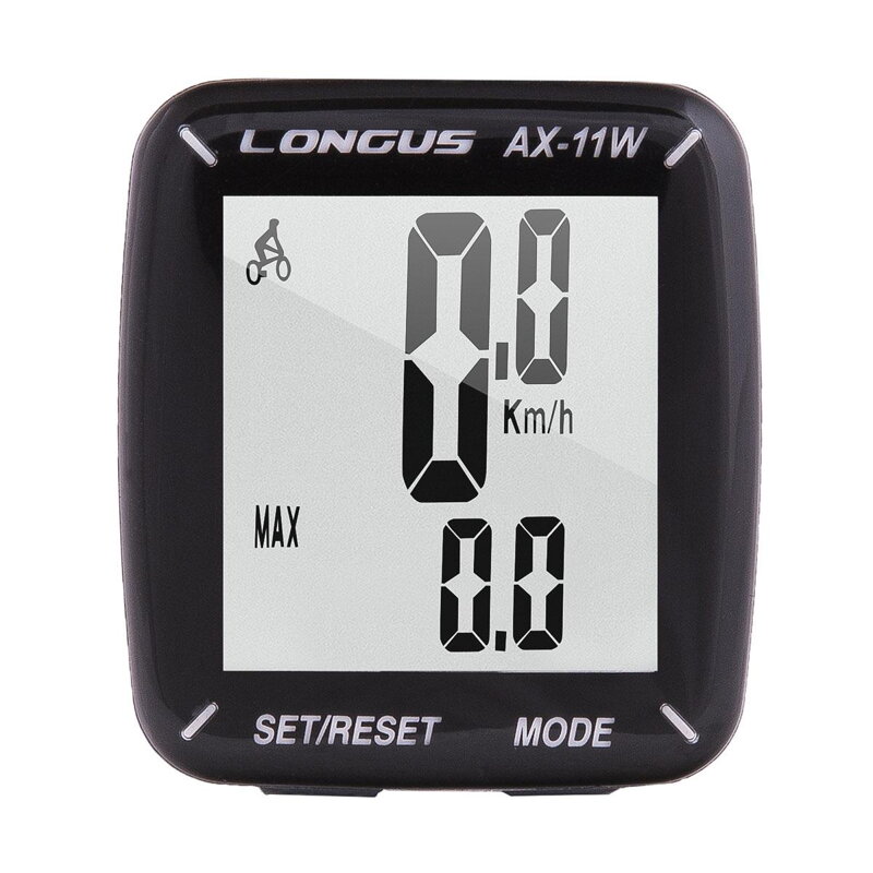LONGUS Ciclocomputer AX-11W 11f nero LONGUS Ciclocomputer AX-11W 11f nero