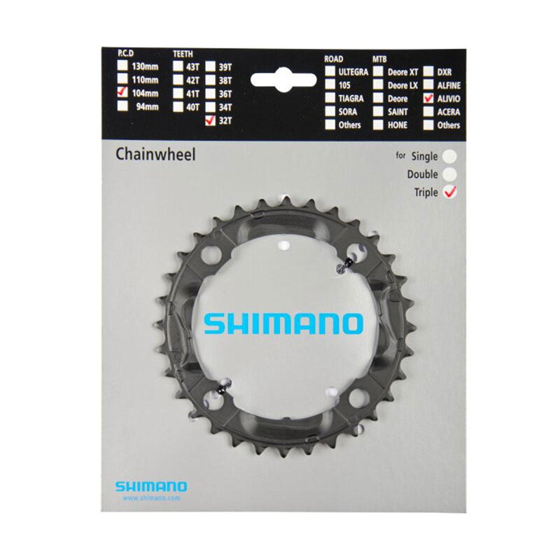 Cambio SHIMANO 32z. FC-M430 Alivio 9-k. nero 104mm