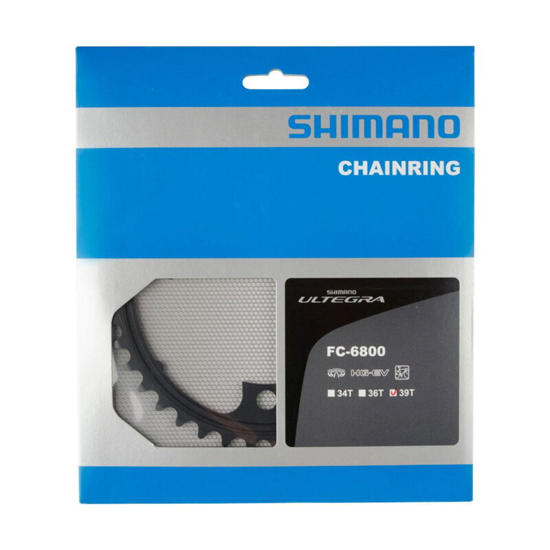 Cambio SHIMANO 39z. FC-6800 Ultegra nero 110mm Cambio SHIMANO 39z. FC-6800 Ultegra nero 110mm