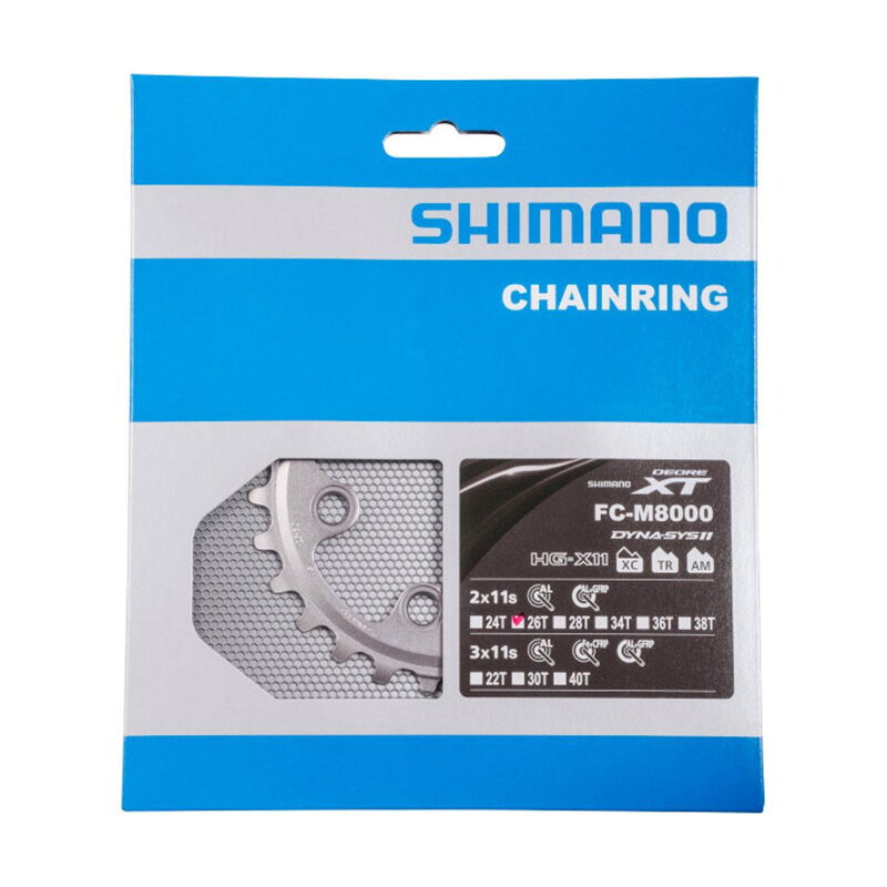 Cambio SHIMANO 26z. FC-M8000XT36/26z. nero 64 mm Cambio SHIMANO 26z. FC-M8000XT36/26z. nero 64 mm