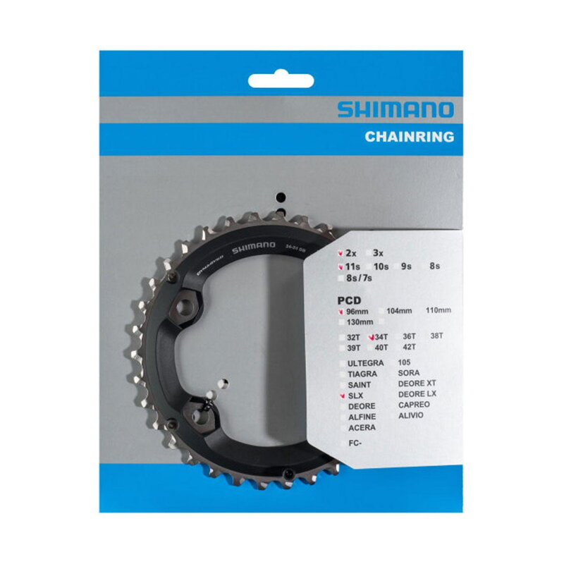 Cambio SHIMANO 34z. FC-M7000SLX34/24z. nero 96 mm Cambio SHIMANO 34z. FC-M7000SLX34/24z. nero 96 mm