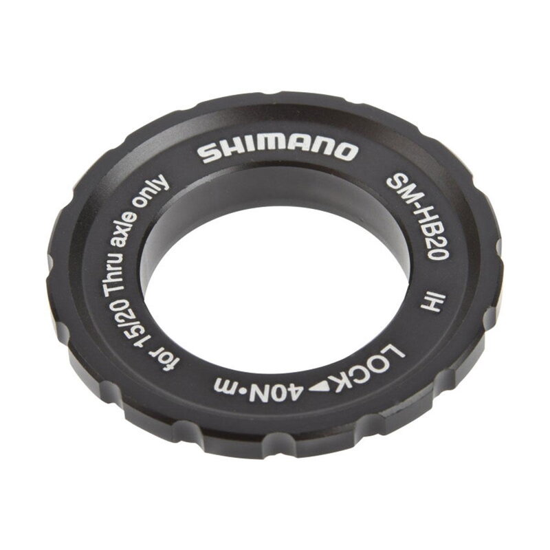 Dado SHIMANO SM-HB20 Centerlock per asse fisso 15/20mm Dado SHIMANO SM-HB20 Centerlock per asse fisso 15/20mm