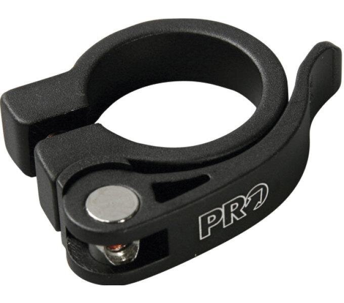 Morsetto PRO con QR sottosella nero 28,6mm Morsetto PRO con QR sottosella nero 28,6mm