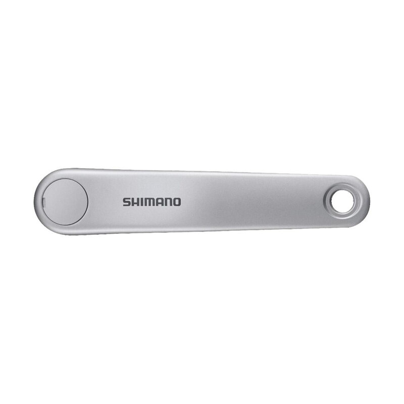 SHIMANO Pedivella sinistra Steps FC-E5000 175mm argento senza convertitore SHIMANO Pedivella sinistra Steps FC-E5000 175mm argento senza convertitore