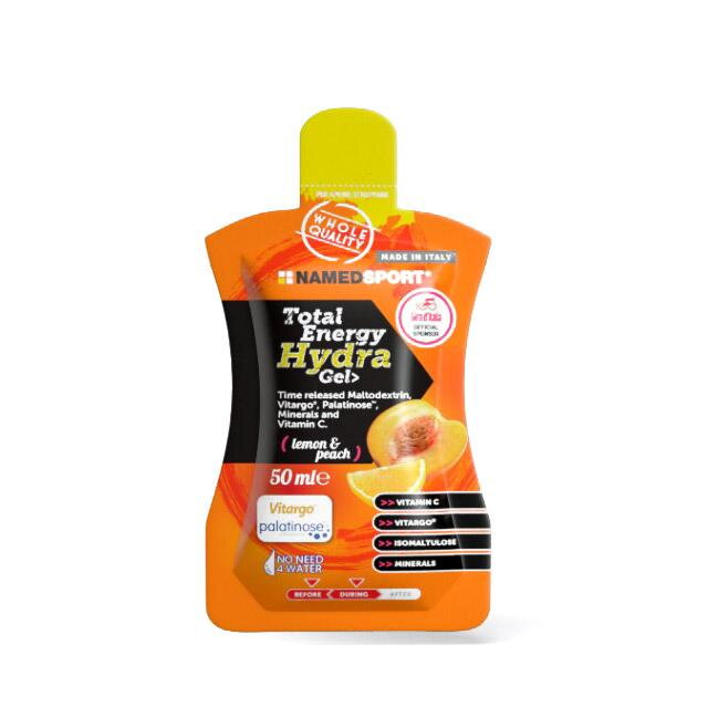 NAMEDSPORT Gel TOTAL ENERGY HYDRA limone-pesca 50ml NAMEDSPORT Gel TOTAL ENERGY HYDRA limone-pesca 50ml