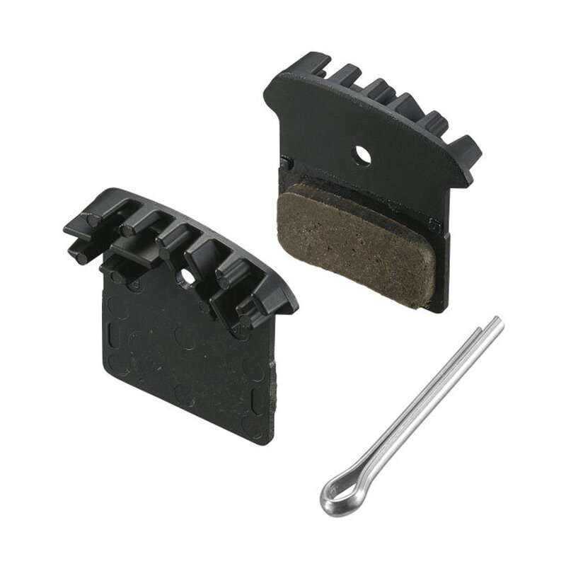 Pastiglie freno SHIMANO. metallo con refrigeratore J04C 25 paia