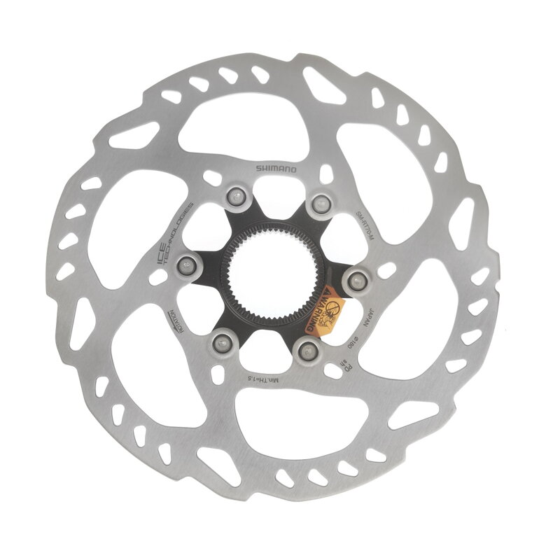 Disco freno SHIMANO SM-RT70 180mm Center Lock Ice Tech (serrato esternamente) Disco freno SHIMANO SM-RT70 180mm Center Lock Ice Tech (serrato esternamente)