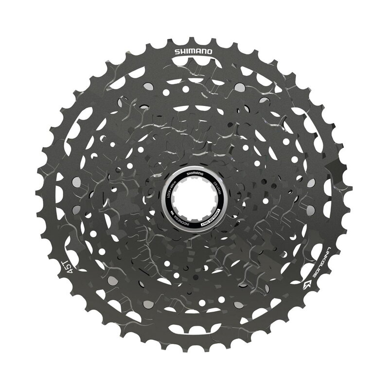 Cassetta SHIMANO CS-LG400 11 ruote 11-45z. Linkglide SEGNI Cassetta SHIMANO CS-LG400 11 ruote 11-45z. Linkglide SEGNI