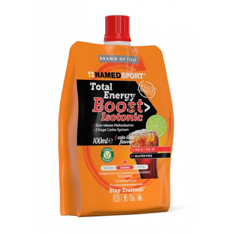 NAMEDSPORT Gel TOTAL ENERGY BOOST ISOTONIC cola/lime 100ml NAMEDSPORT Gel TOTAL ENERGY BOOST ISOTONIC cola/lime 100ml