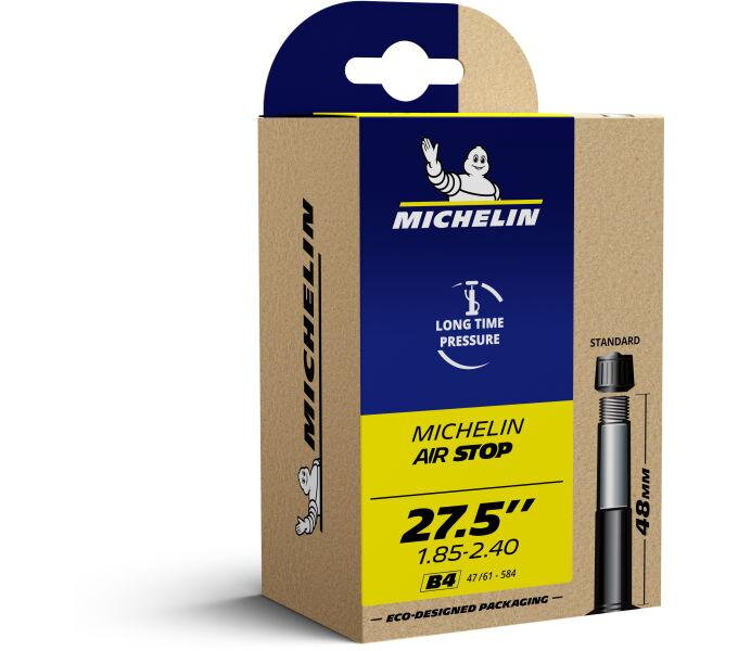 MICHELIN Camera d’aria B4 27.5x1.90/2.50 (47/61-584) AV 48mm MICHELIN Camera d’aria B4 27.5x1.90/2.50 (47/61-584) AV 48mm