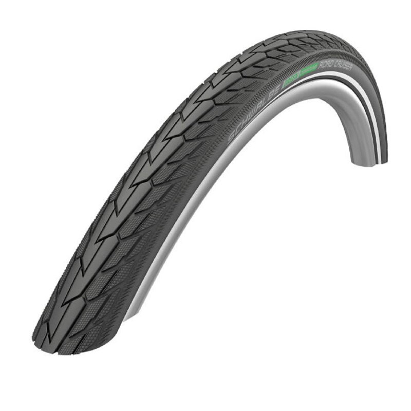 SCHWALBE Pneumatico ROAD CRUISER (44-584) 27.5x1.65 650x42B Active 50EPI K-Guard 660g Reflex Verde SCHWALBE Pneumatico ROAD CRUISER (44-584) 27.5x1.65 650x42B Active 50EPI K-Guard 660g Reflex Verde
