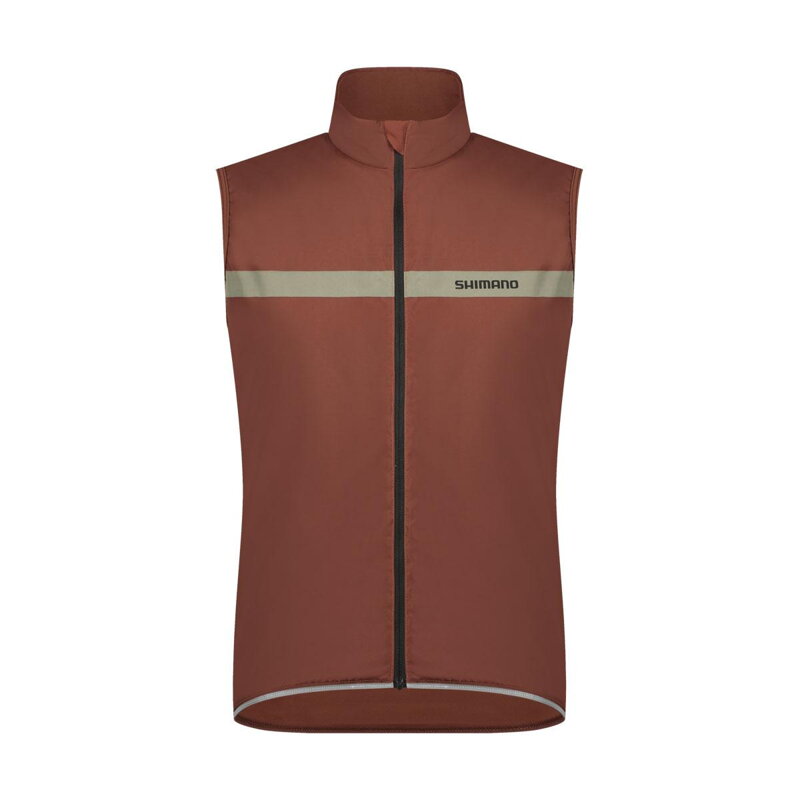 SHIMANO Gilet EVOLVE WIND INSULATED marrone 