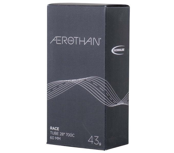 Camera d'aria SCHWALBE SV20E (23/28-622) FV60mm 42g AEROTHAN Camera d'aria SCHWALBE SV20E (23/28-622) FV60mm 42g AEROTHAN