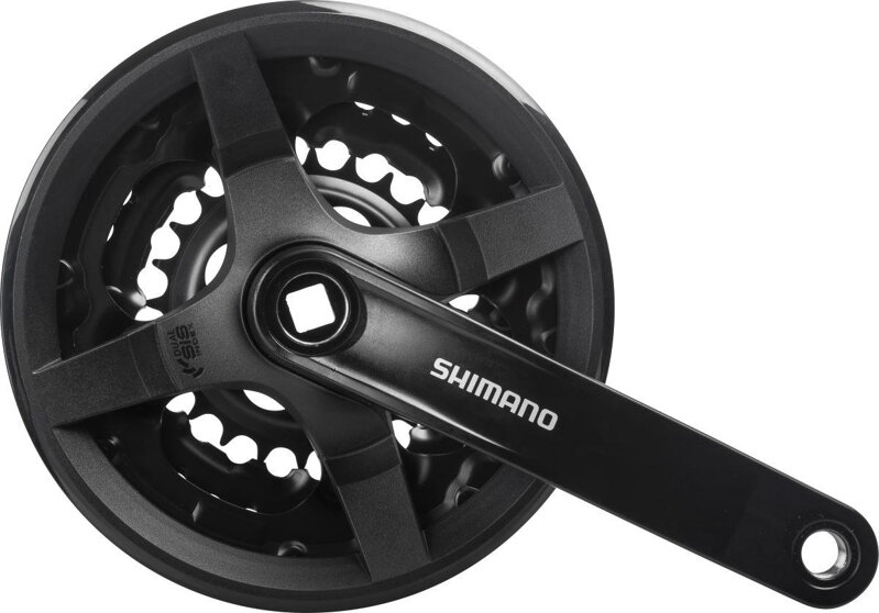 SHIMANO FC-TY301 Guarnitura 170mm 42x34x24 con copertura SHIMANO FC-TY301 Guarnitura 170mm 42x34x24 con copertura