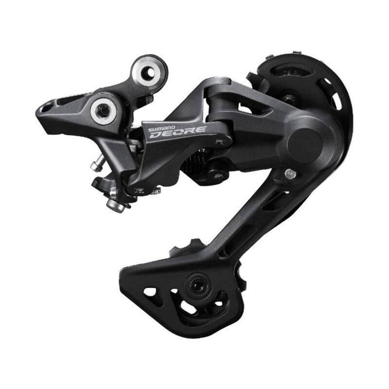 SHIMANO RD-M4120 Deragliatore Deore 10 velocità nero braccio super lungo Shadow SHIMANO RD-M4120 Deragliatore Deore 10 velocità nero braccio super lungo Shadow