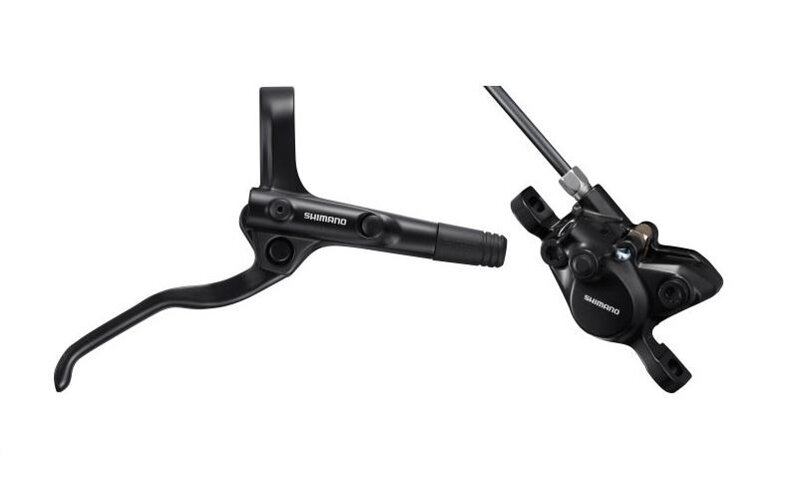 SHIMANO Freno idr. MT200 posteriore nero Post Mount tubo 1400mm+plat