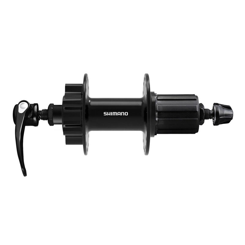 SHIMANO FH-QB400 Mozzo posteriore 32d. R.U. 8/9/10 velocità nero 6 fori per disco SHIMANO FH-QB400 Mozzo posteriore 32d. R.U. 8/9/10 velocità nero 6 fori per disco