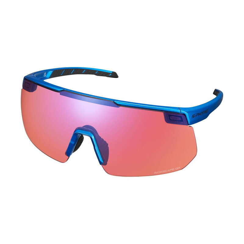 Maschera SHIMANO S-PHYRE2 blu metallizzato Ridescape Off-Road
