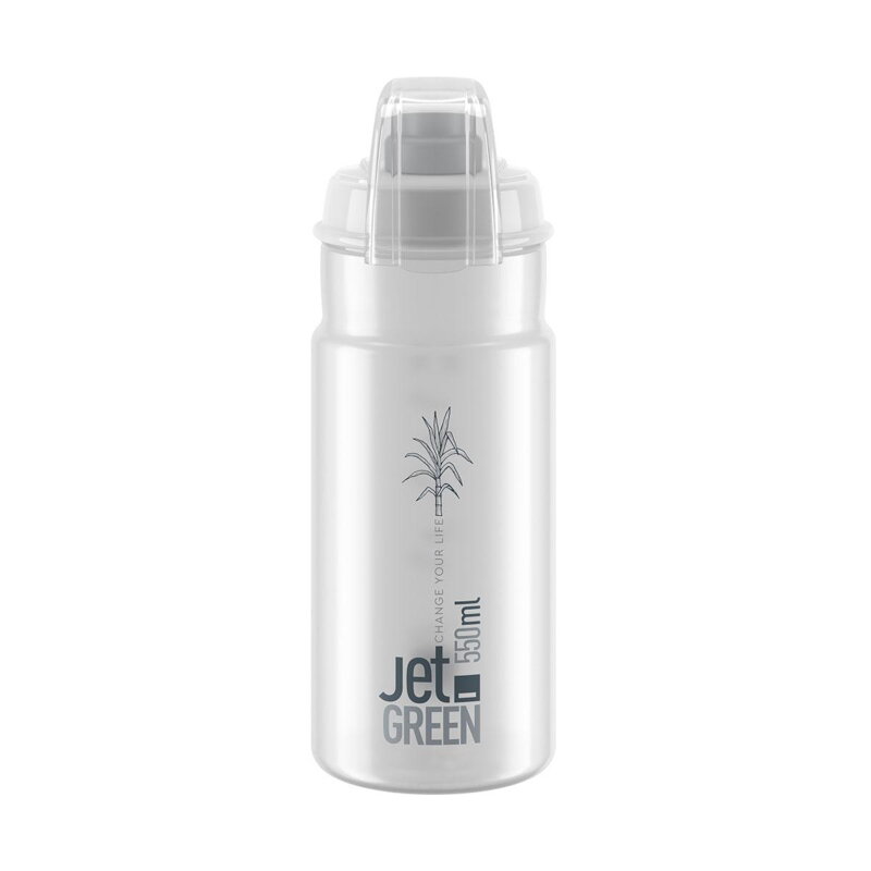 Borraccia ELITE JET GREEN PLUS 550 trasparente