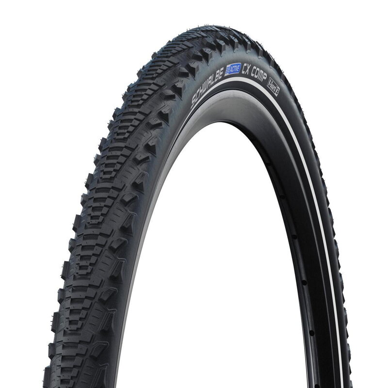 Copertone SCHWALBE CX COMP (47-507) 24x1.75 Active 50EPI K-Guard 525g Nero reflex